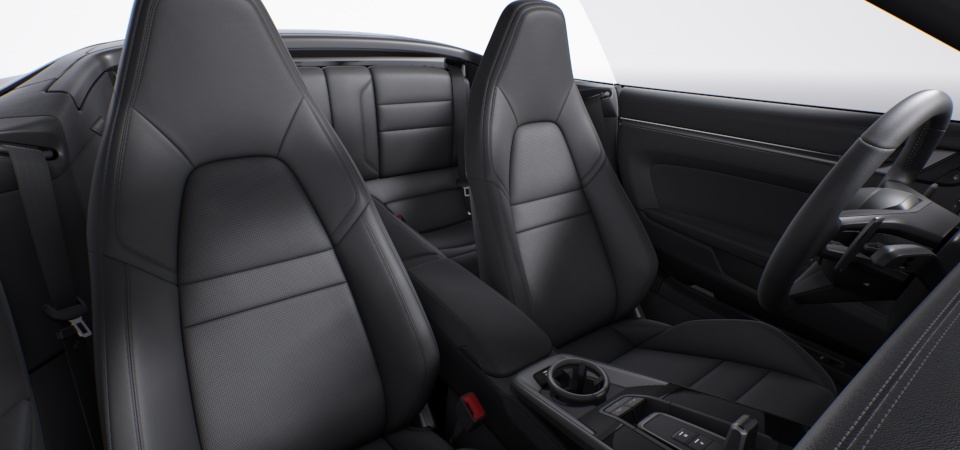 Leather interior, Black