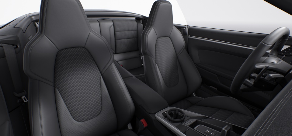 Sport-Tex Square leather interior in Black