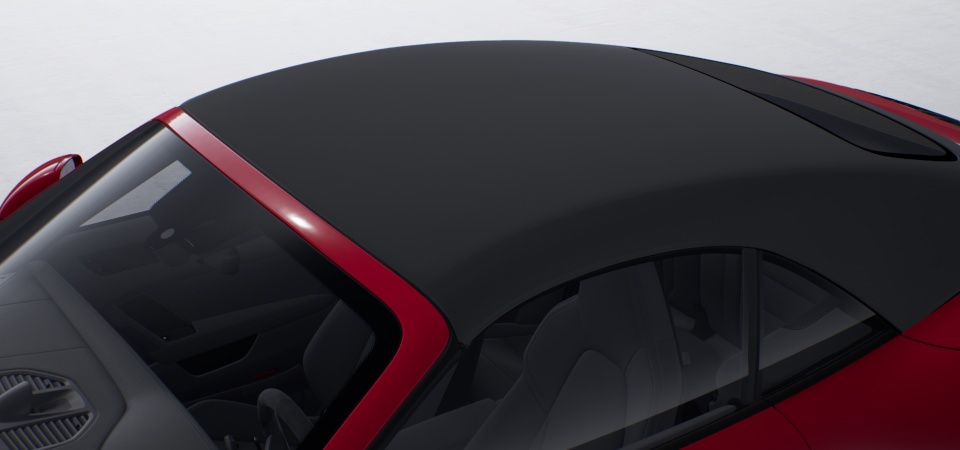 Cabriolet Roof in Black