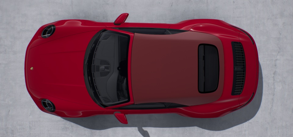 Cabriolet Roof in Red