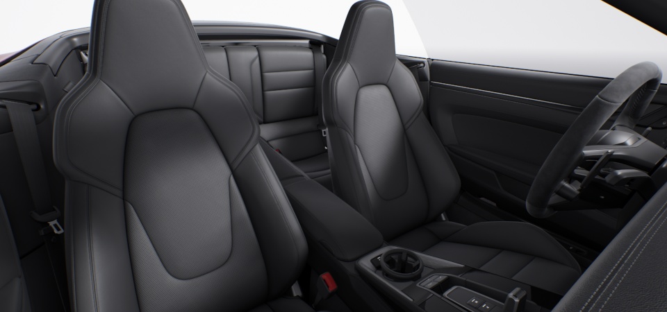 Leather interior, Black