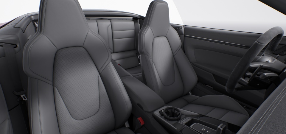 Leather Interior in Slate Grey