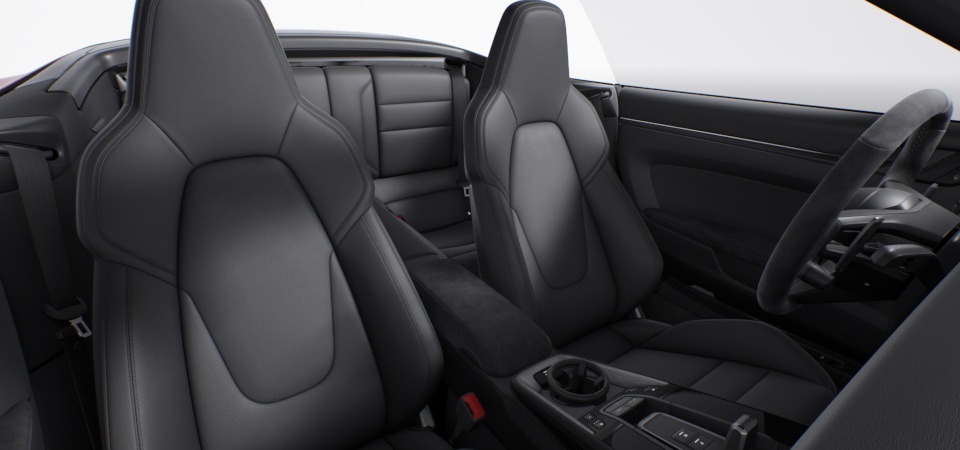 Standard Interior in Black with Seat Centres in Leather
