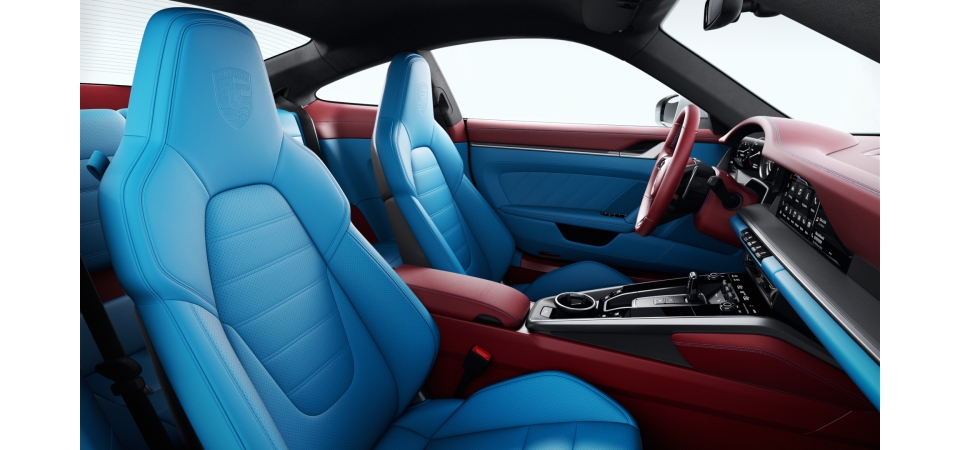 Leather Interior Exclusive Manufaktur (two-tone), Bordeaux Red and Choice of leather colour