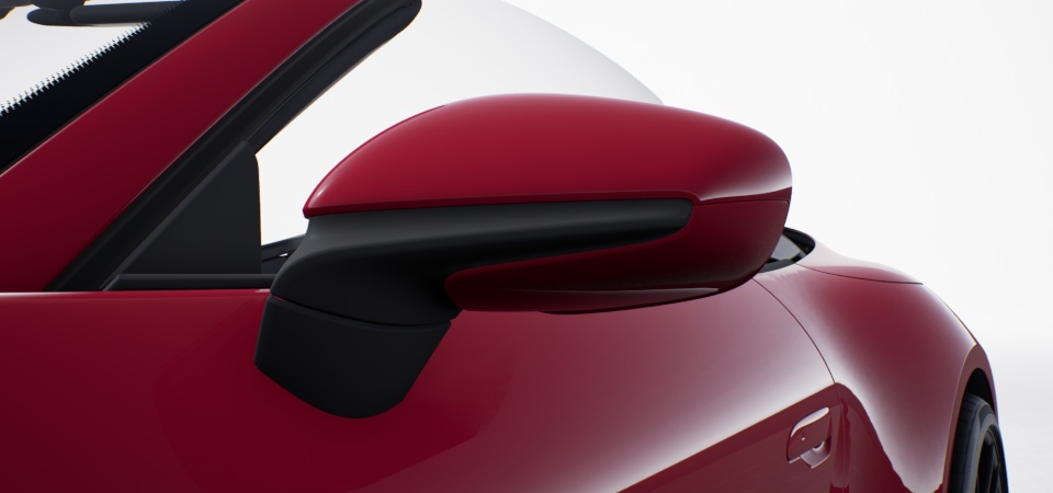 Electric folding exterior mirrors incl. courtesy lighting