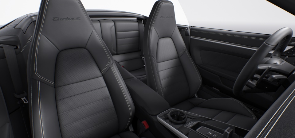 Leather interior, Black (stitching Crayon)