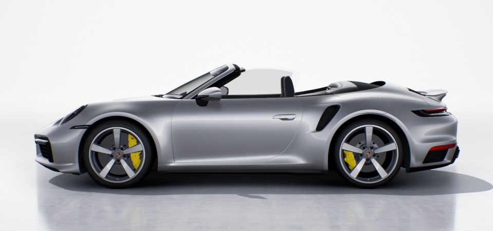 Porsche Ceramic Composite Brake (PCCB) - Calipers in Yellow