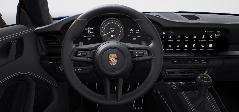 GT-Sports Steering Wheel in Black Leather