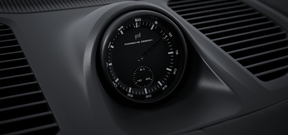 Pacote Sport Chrono com relógio Porsche Design Subsecond