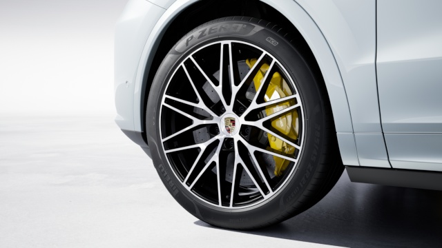 Porsche Ceramic Composite Brake (PCCB), Bremssättel gelb