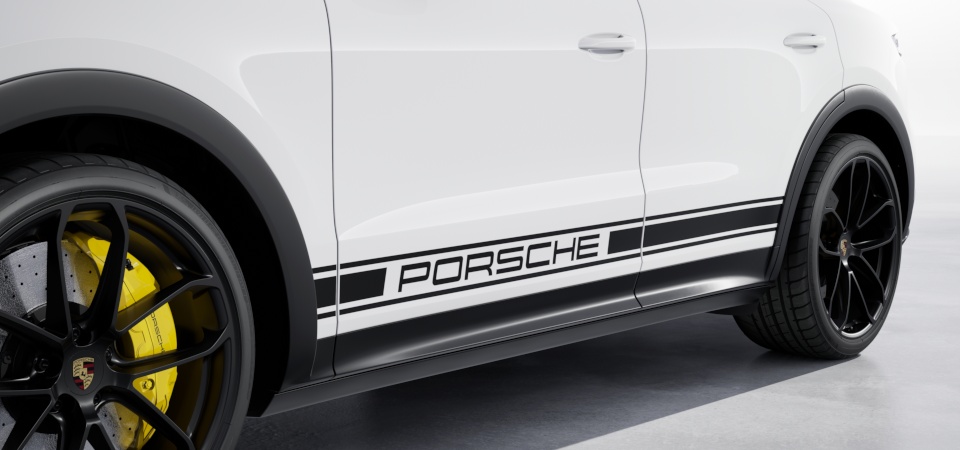 "PORSCHE" Logo on Side in Black