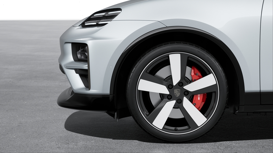 22-inch Macan Sport wheels painted in Black (highgloss)