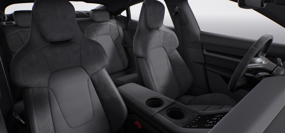 Two-Tone Leather-Free Interior, Black/Slate Grey