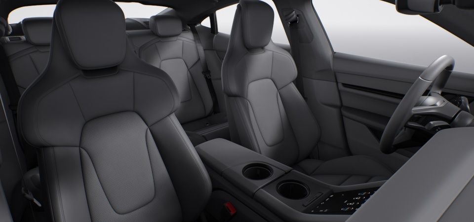 Partial Leather Interior, Slate Grey