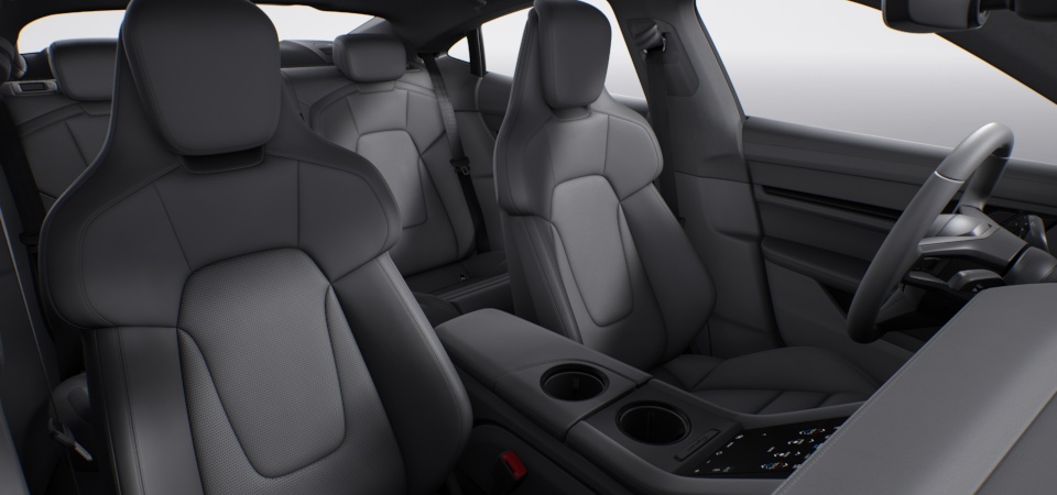Leather Interior, Smooth-Finish Leather, Slate Grey