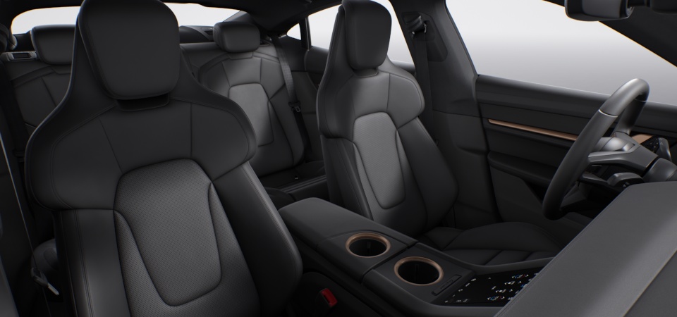 Olea Club Leather Interior in Basalt Black