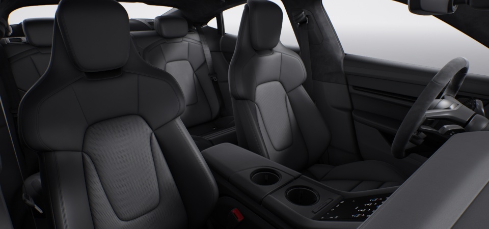 Leather Interior, Smooth-Finish Leather, Black