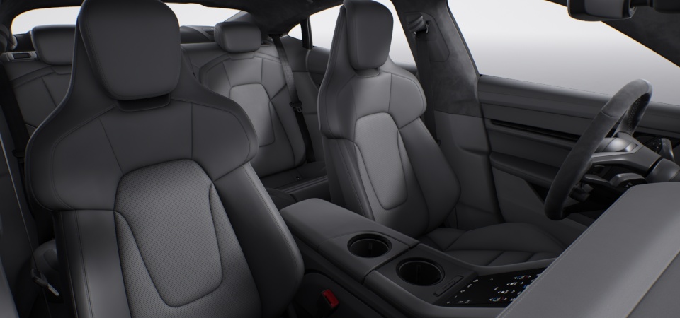 Leather Interior, Smooth-Finish Leather, Slate Grey