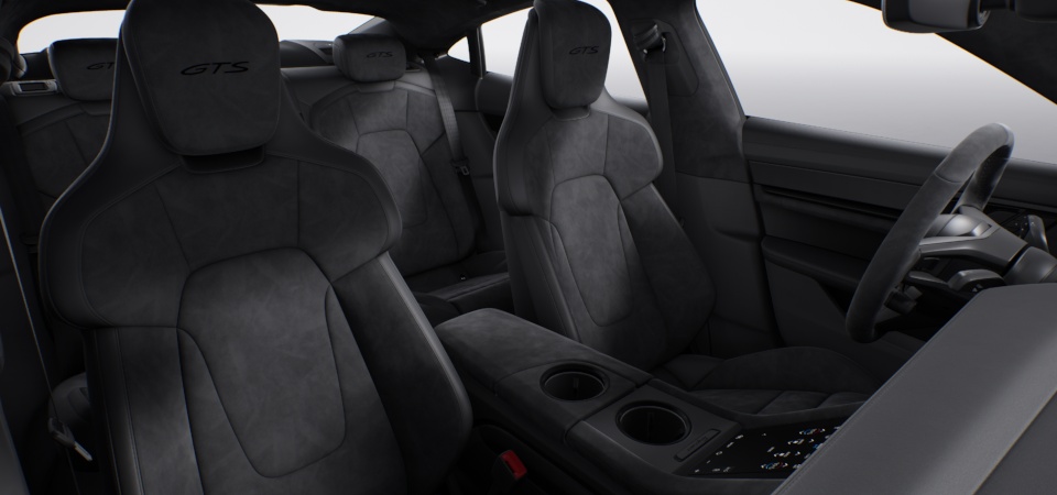 Leather/Race-Tex Interior in Black