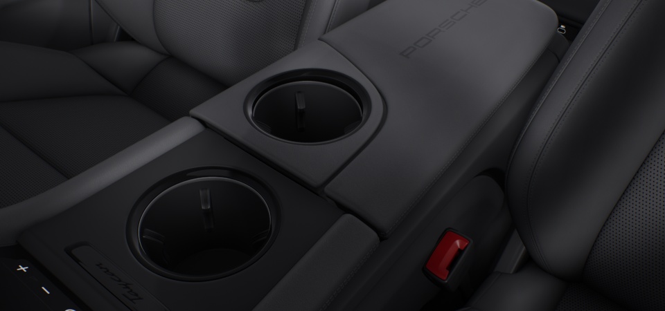 Center Console Armrest with "PORSCHE" Logo