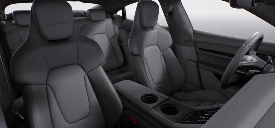 Leather Interior, Smooth-Finish Leather, Slate Grey