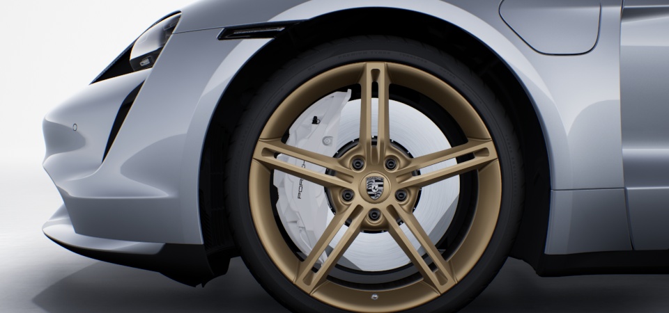 Wheels Painted in Satin Aurum