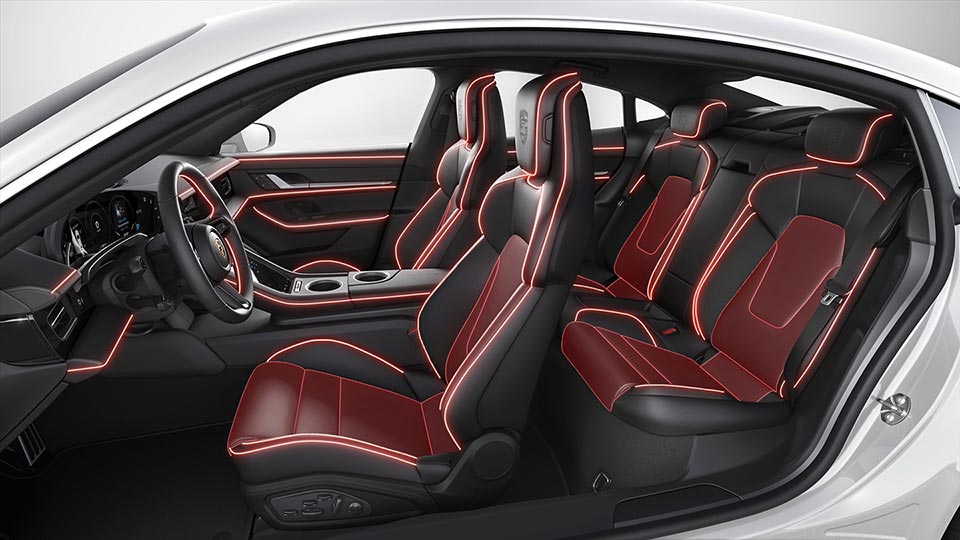 Deviated Stitching Interior Package and Deviated Leather Seat Centers