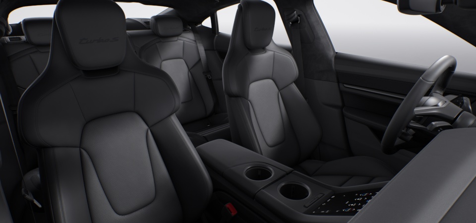 Leather Interior, Smooth-Finish Leather, Black