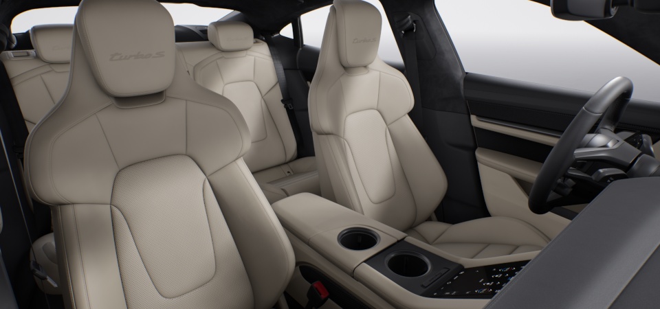 Leather Interior in Black/Limestone Beige