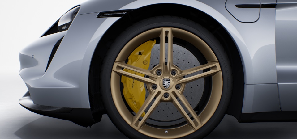 Wheels Painted in Satin Aurum