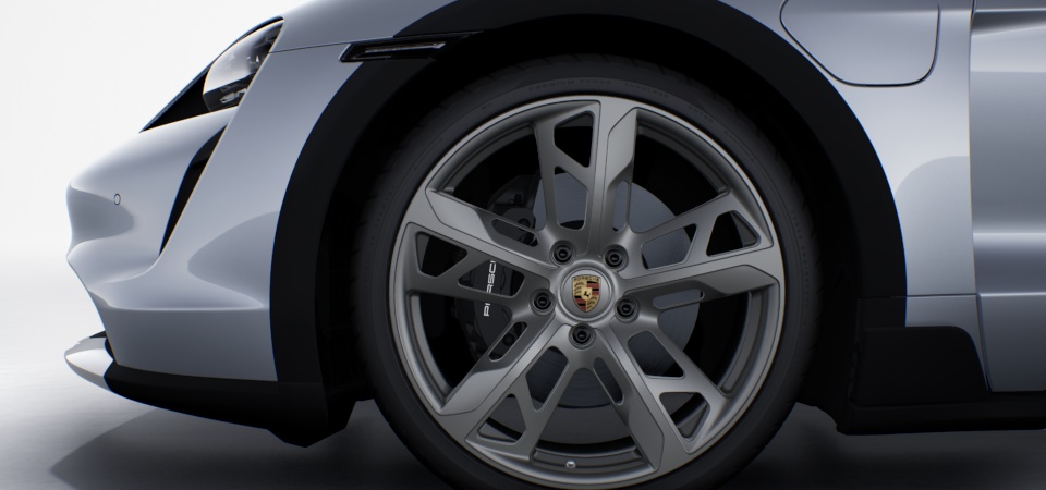 Wheels painted in Vesuvius Grey