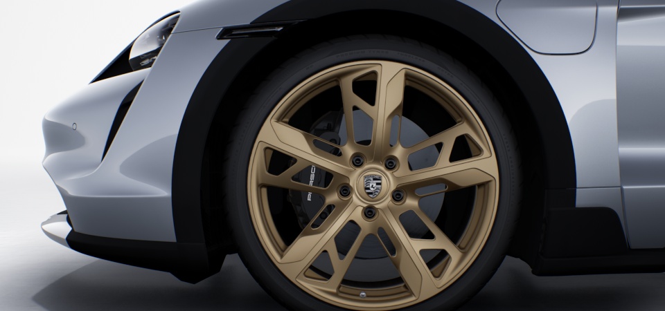 Wheels painted in Satin Aurum