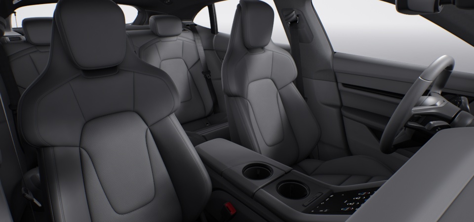 Partial Leather Interior, Slate Grey