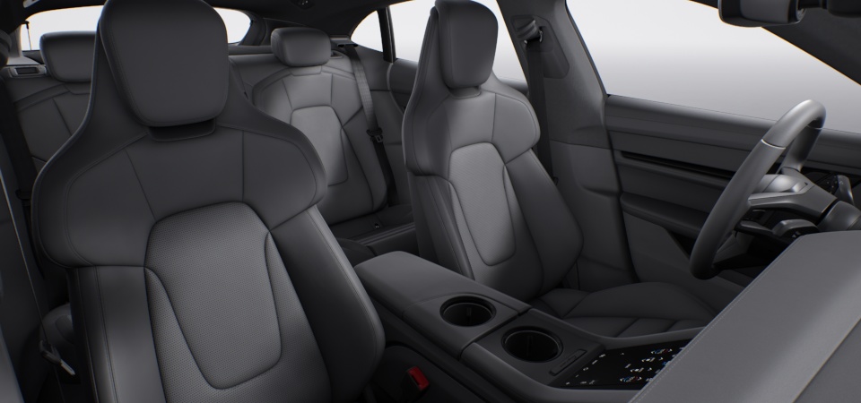 Leather Interior, Smooth-Finish Leather, Slate Grey