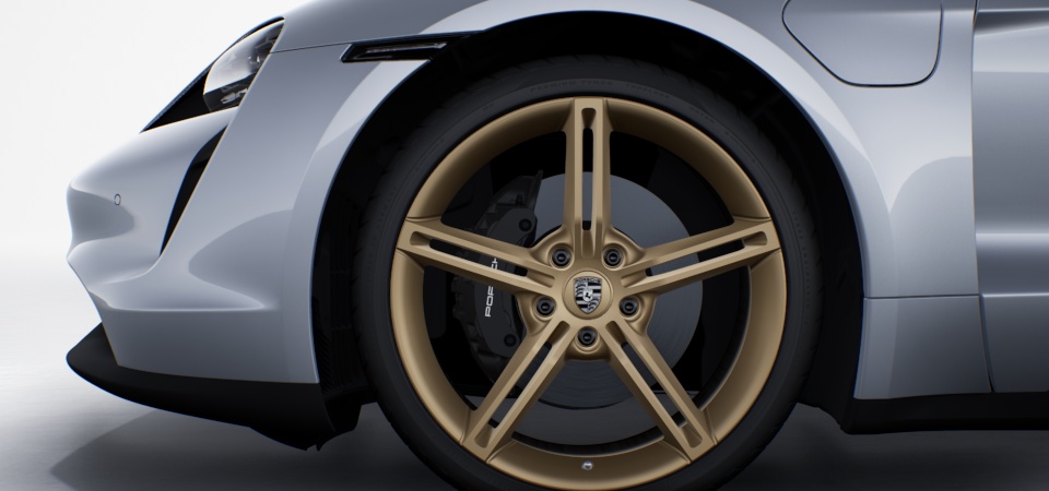 Wheels painted in Satin Aurum