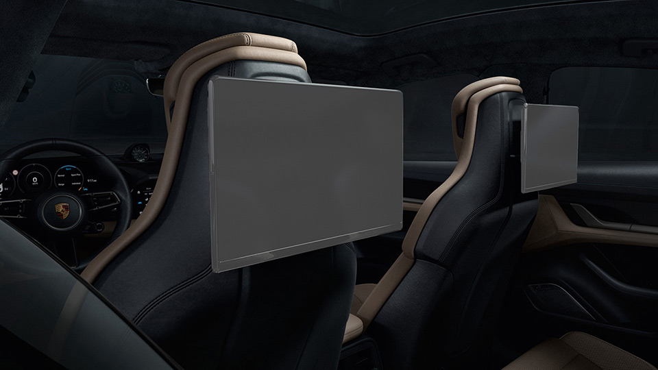 Voorbereiding voor Porsche Rear Seat Entertainment (PRSE)