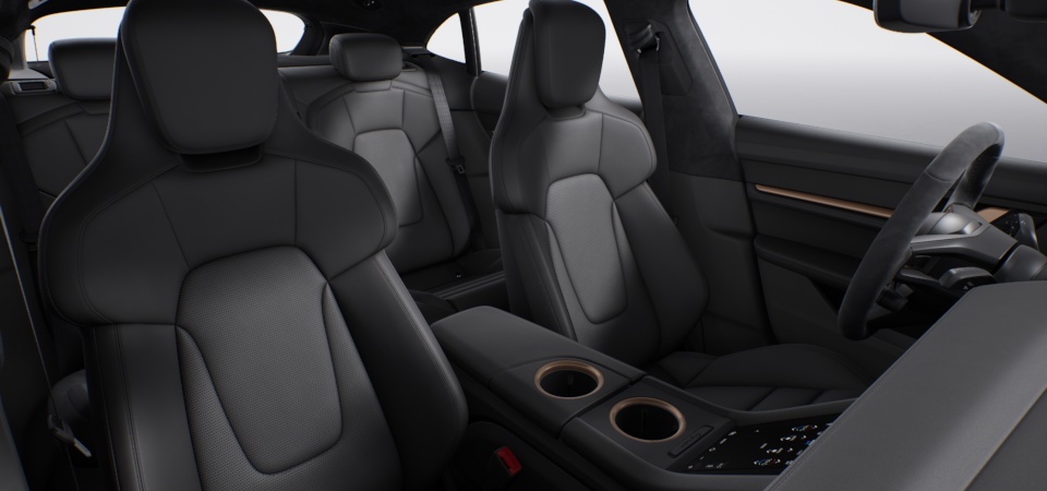 Olea Club Leather Interior in Basalt Black