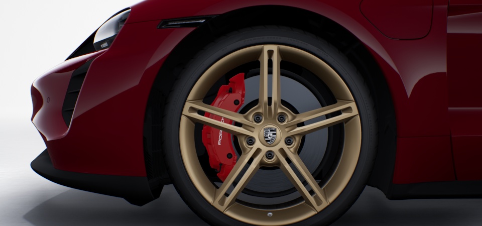 Wheels painted in Satin Aurum