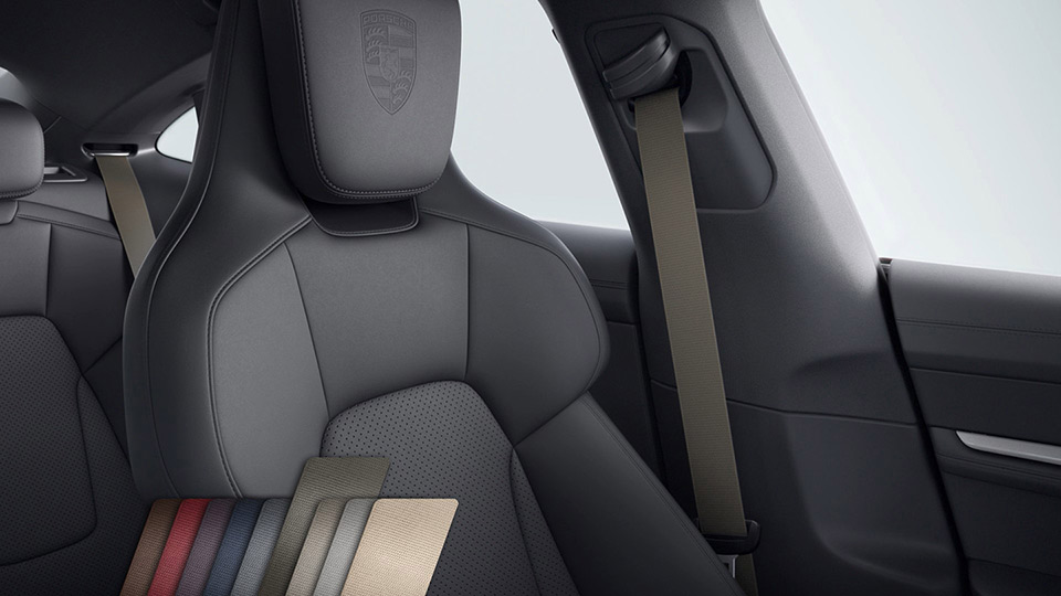 Seat Belts in Meranti Brown