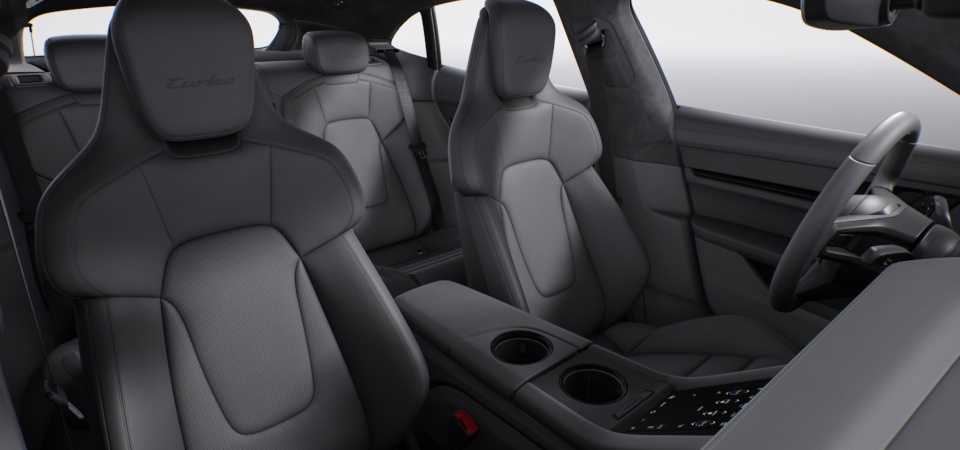 Leather Interior, Smooth-Finish Leather, Slate Grey