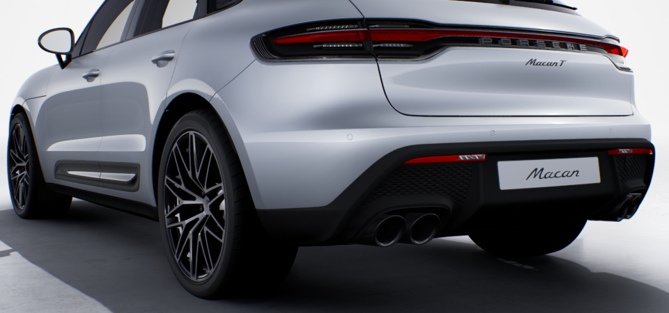 Sports Exhaust System including Sports Tailpipes in Black