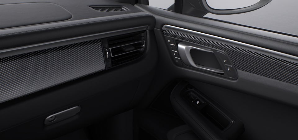 Interior Trim in Carbon Fibre