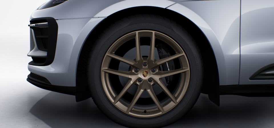 20-inch Macan S wheels in Satin Neodyme