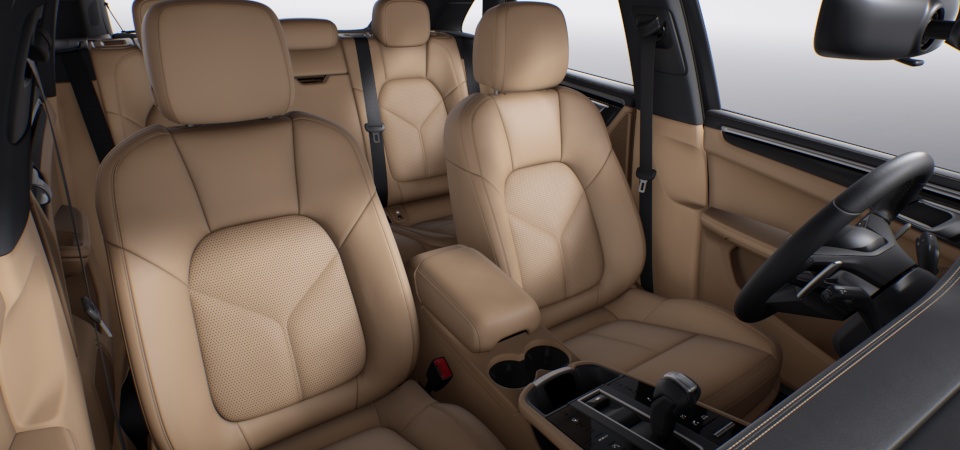 Leather Interior in Black/Mojave Beige