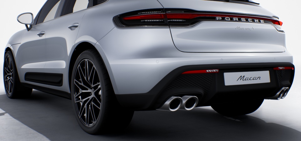 Sports tailpipes in silver
