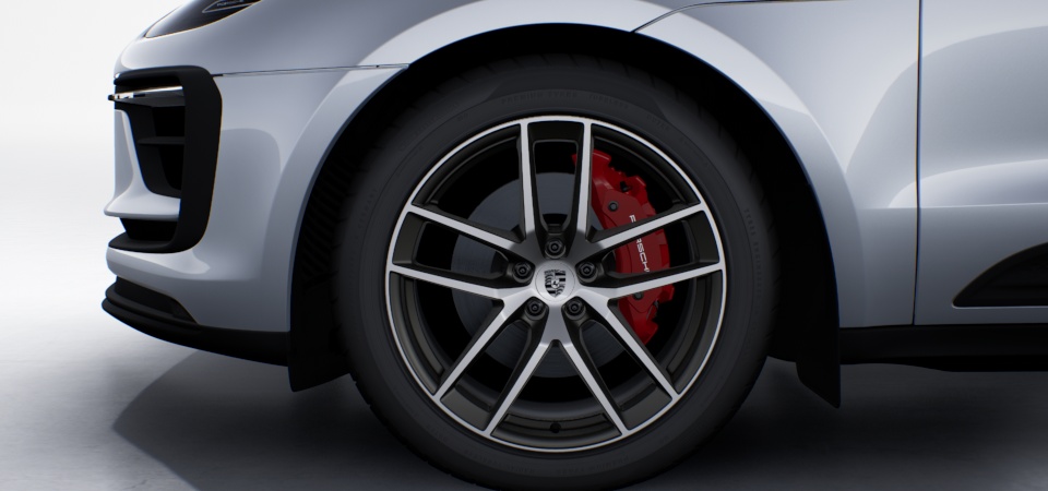 20-inch Macan S wheels in Dark Titanium