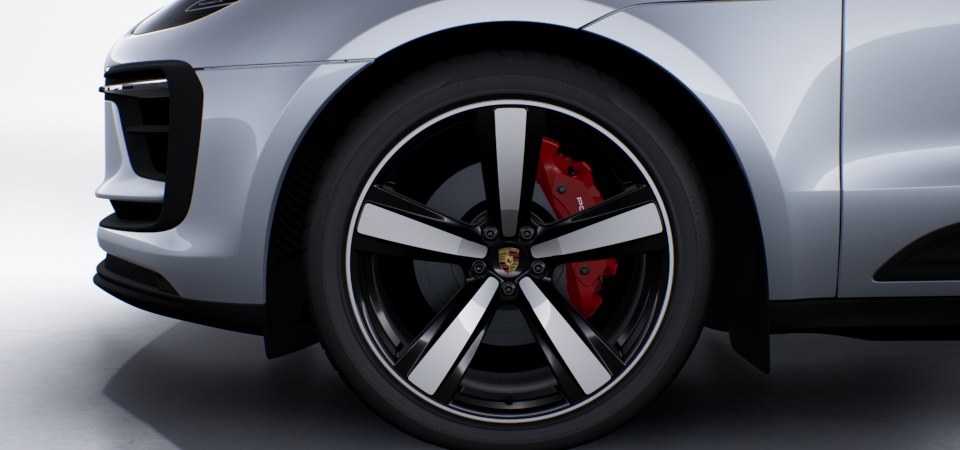 21-дюймовые колесные диски Exclusive Design Sport черного глянцевого цвета.