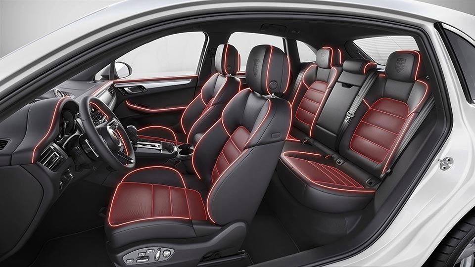 Deviated Stitching Interior Package and Deviated Leather Seat Centers