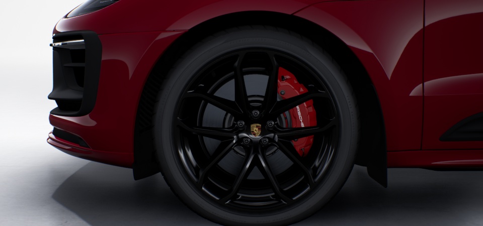 21-дюймовые колесные диски GT Design черного цвета (глянцевые).