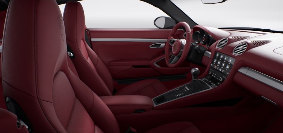 Leather interior in special colour Bordeaux Red